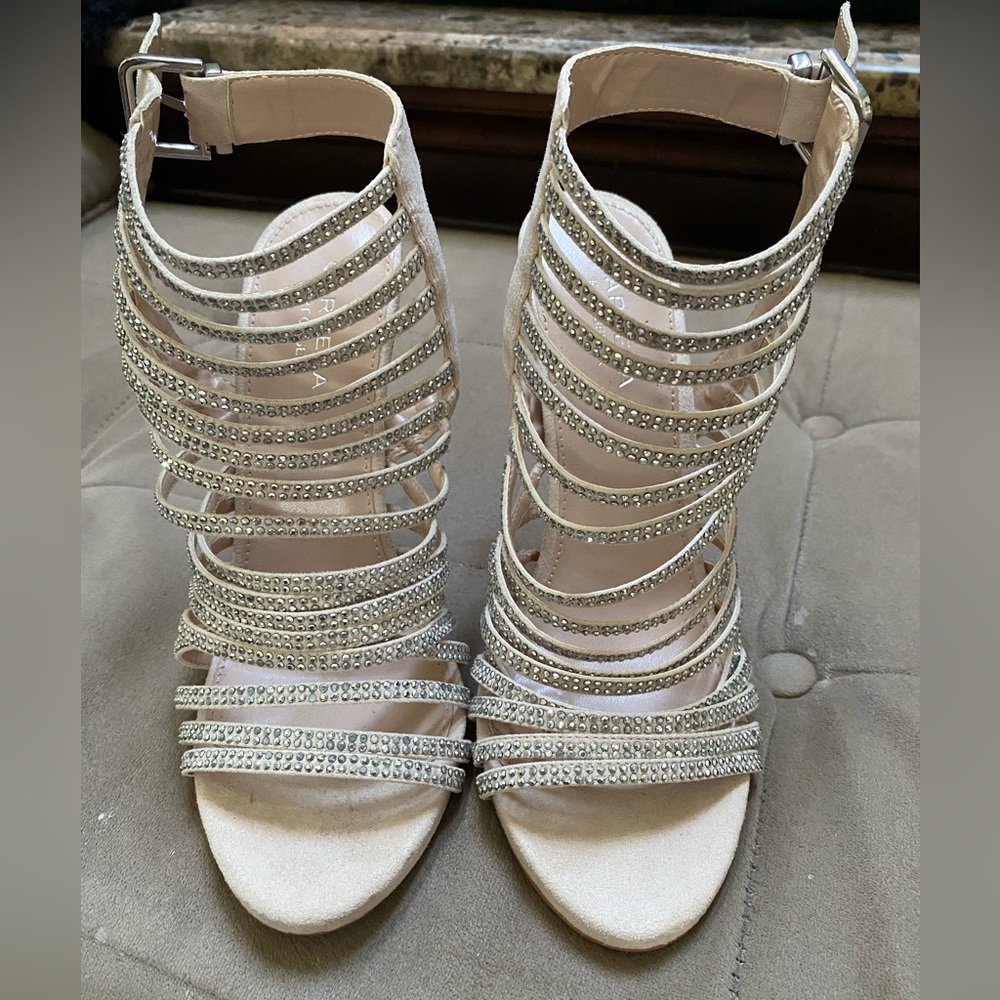 Kurt Geiger silver studded pumps